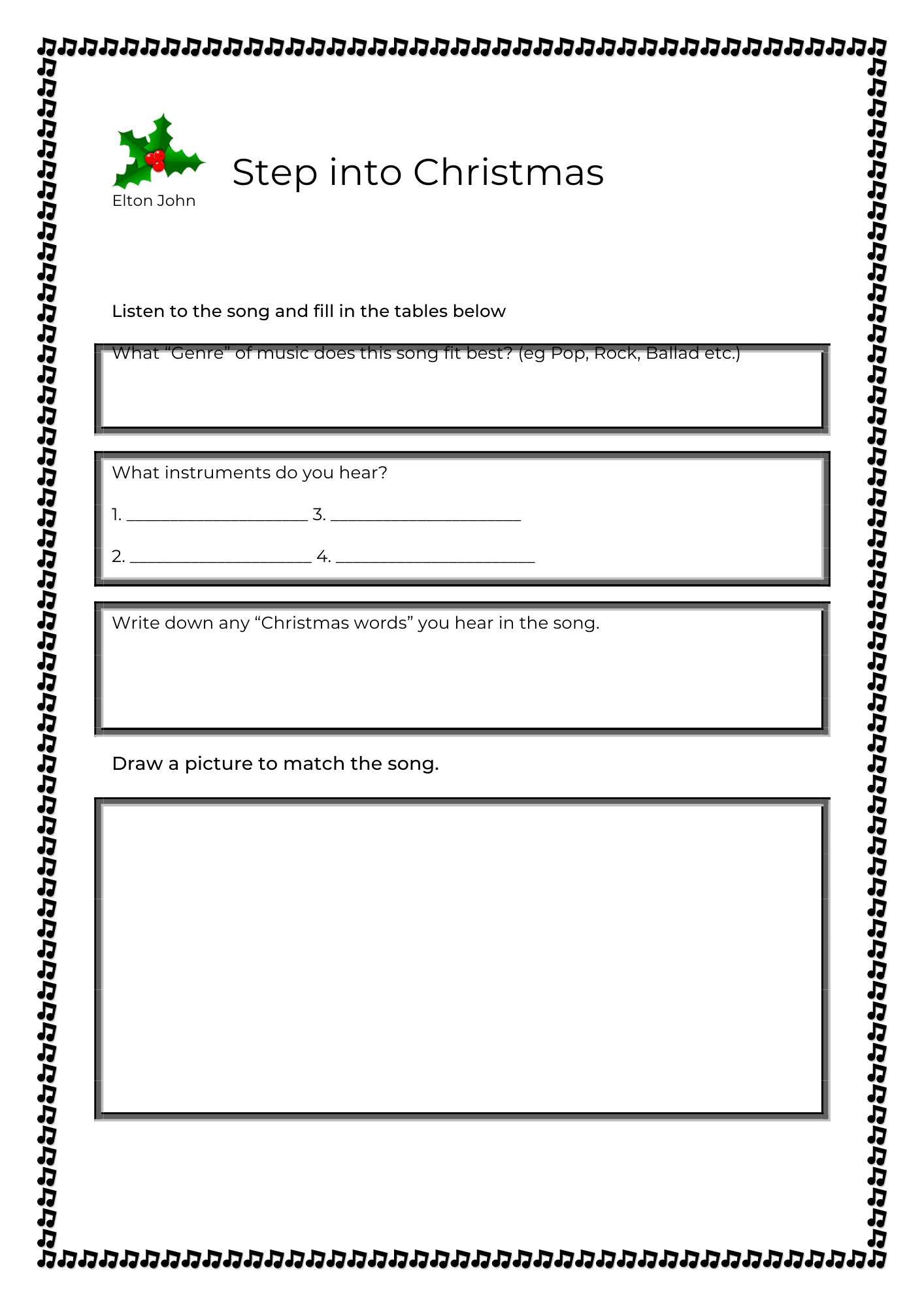Mash > Multigrade > Christmas Listening and Responding Booklet